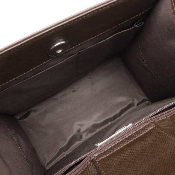 BURBERRY Black Leather Tote Bag - Picture 7 of 8